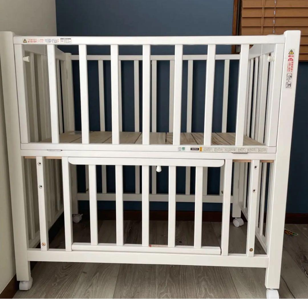 【送料込み】ミニベッド 折りたたみ（ホワイト）