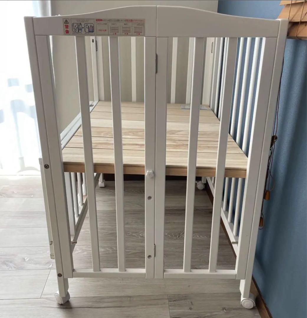 【送料込み】ミニベッド 折りたたみ（ホワイト）