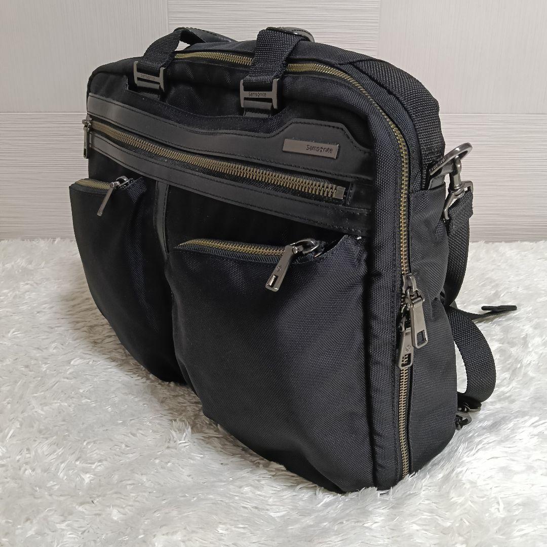【美品】 日本限定モデル　サムソナイト ビジネスバッグ 3WAY エフィテック