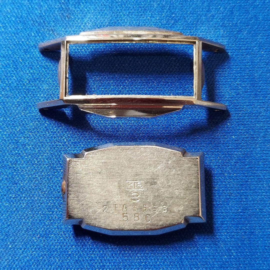 【時計部品】 K18YG 時計ケース レディース