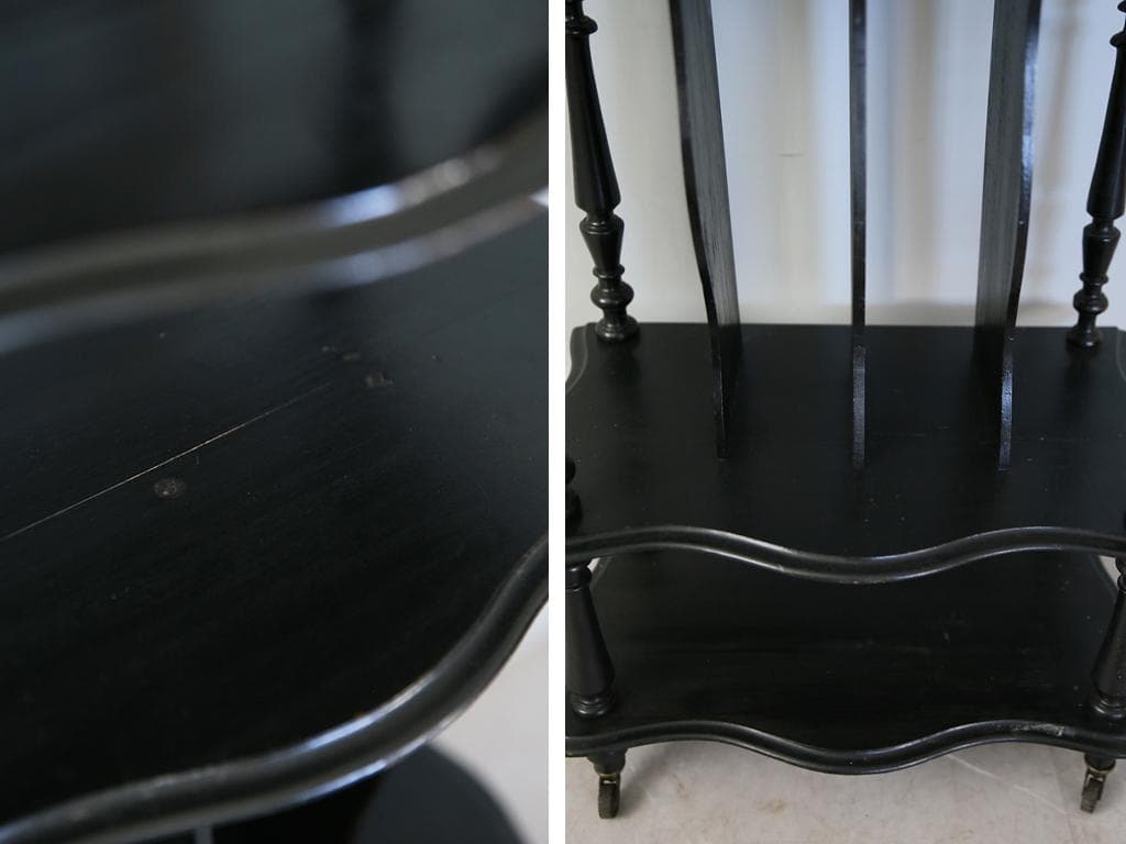 フランスアンティークナポレオン3世様式シェルフ/キャビネット飾り棚(89-233