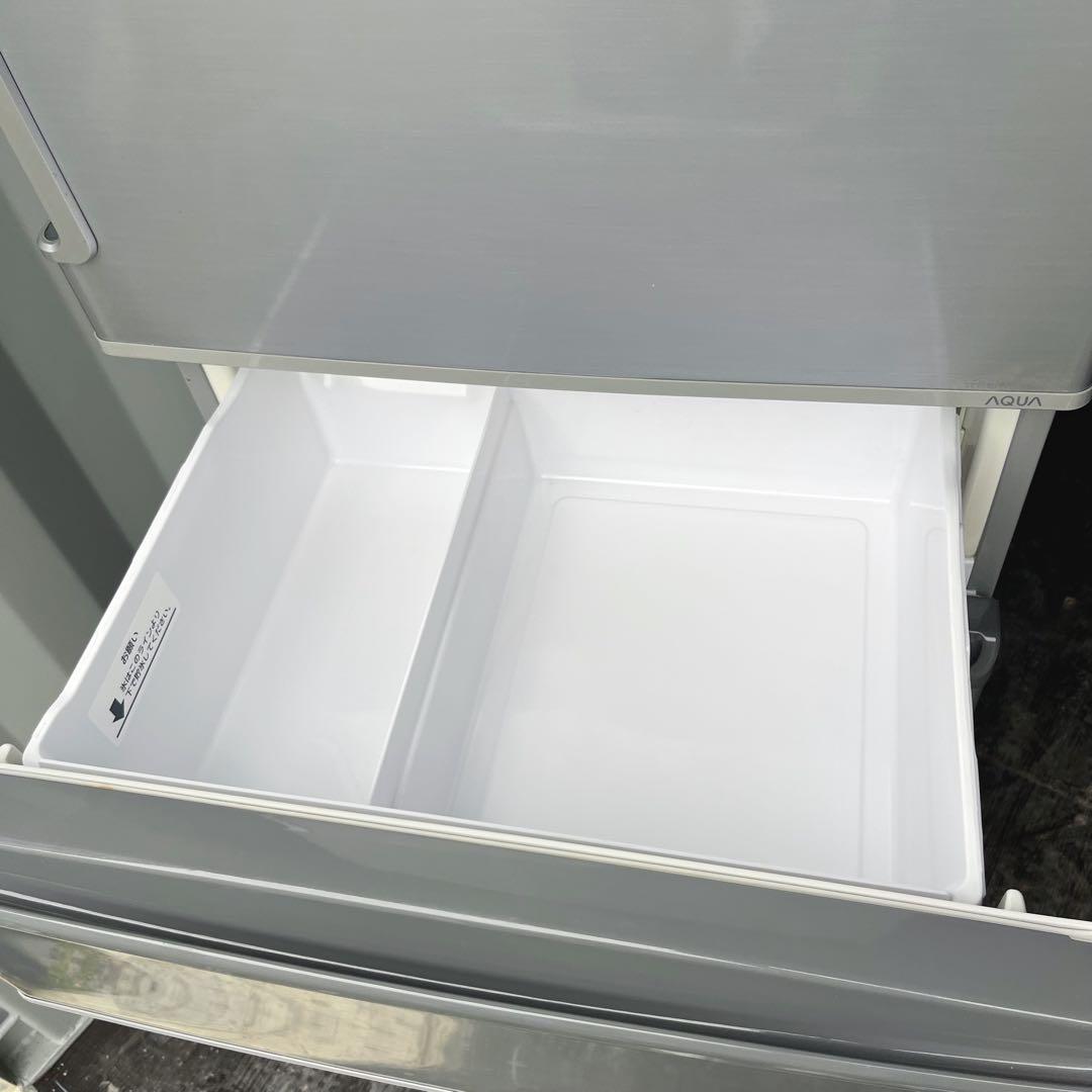 54取付無料！AQUAスタイリッシュミスティシルバー高性能4ドア冷蔵庫！洗濯機