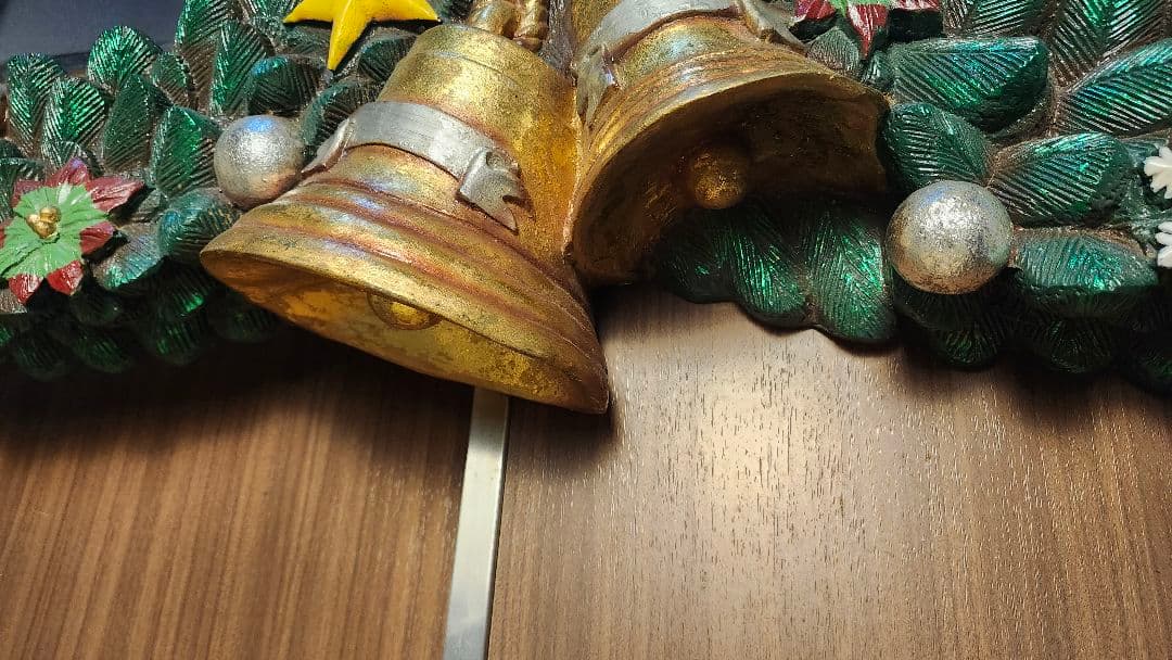 ヴィンテージ　U.S.A 1960年代　FRP クリスマスリース 幅110cm