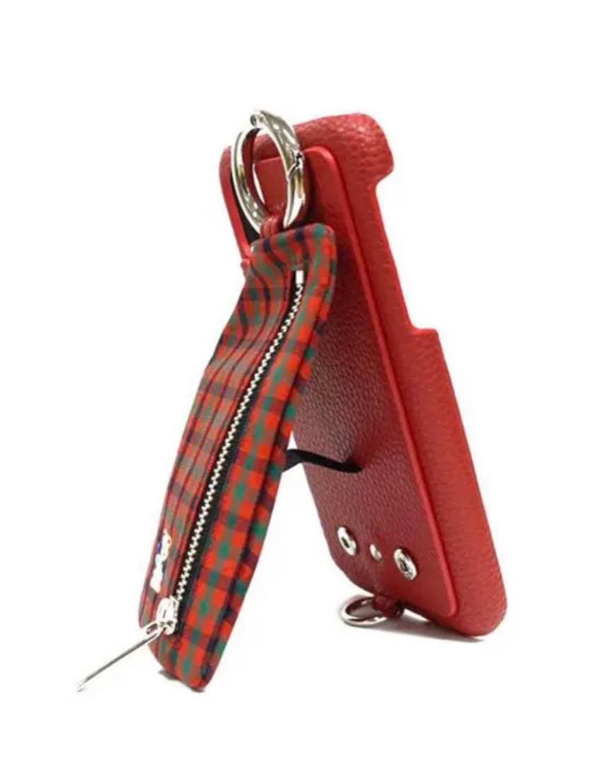 familiar ajew ファミリア エジュー　スマホケース　red 完売品