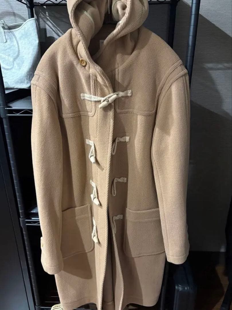 ロンハーマン　ウールヘリンボーン ダッフルコート