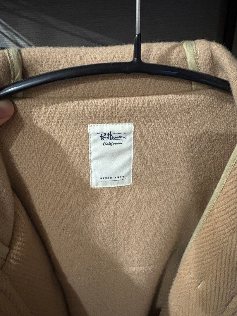 ロンハーマン　ウールヘリンボーン ダッフルコート