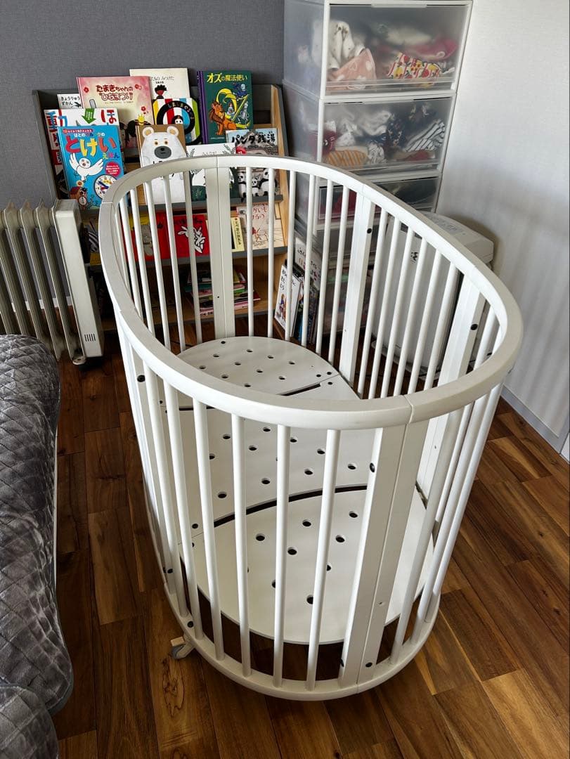 mizukiさま専用/美品　ストッケベビーべッドセット1/2 普通サイズ