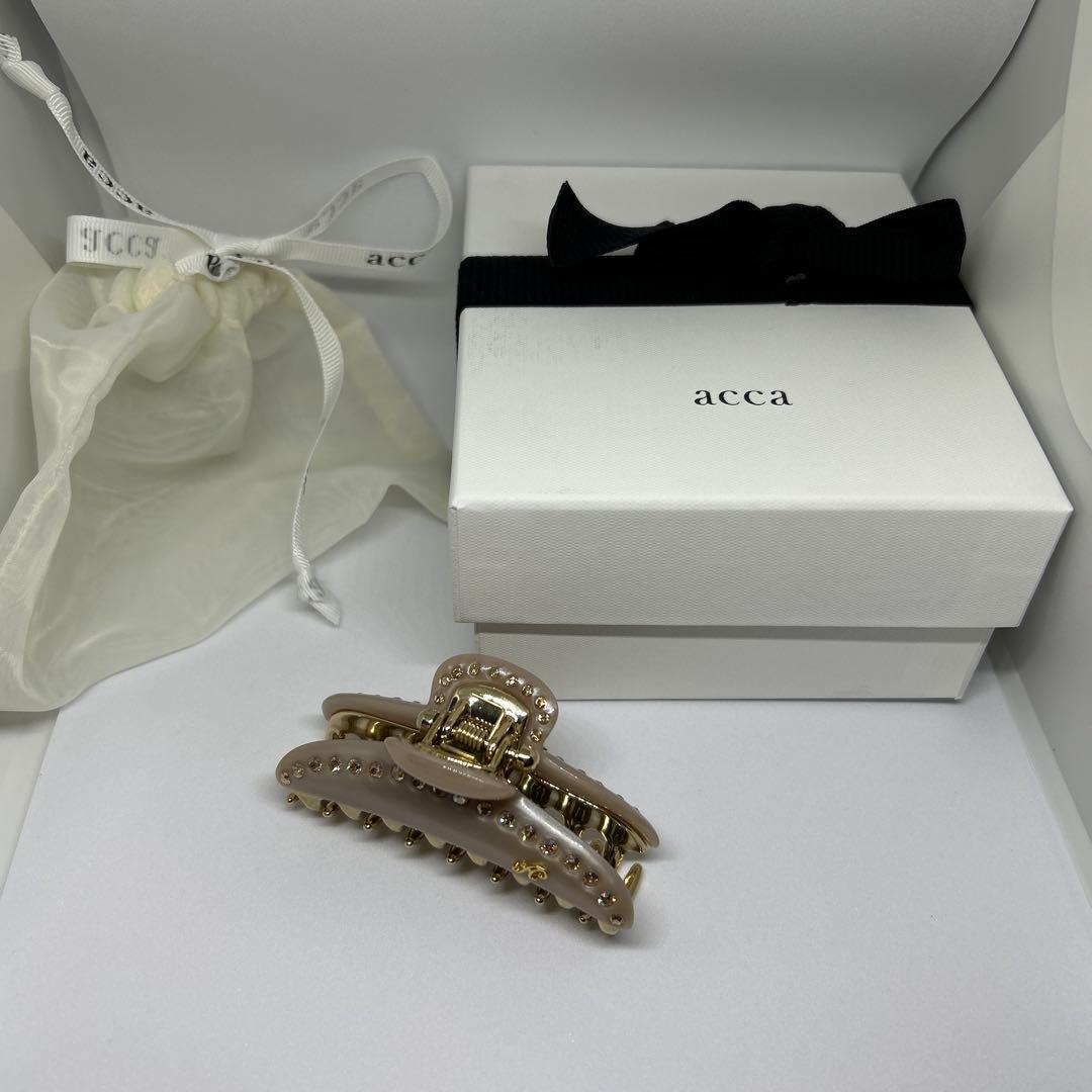 【美品】acca ヘアクリップ　ティアラクイーンMサイズ