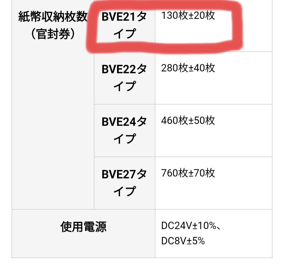 ♥令和新紙幣対応♥富士電機 BVE21SL4 ビルバリデータ 紙幣計算機
