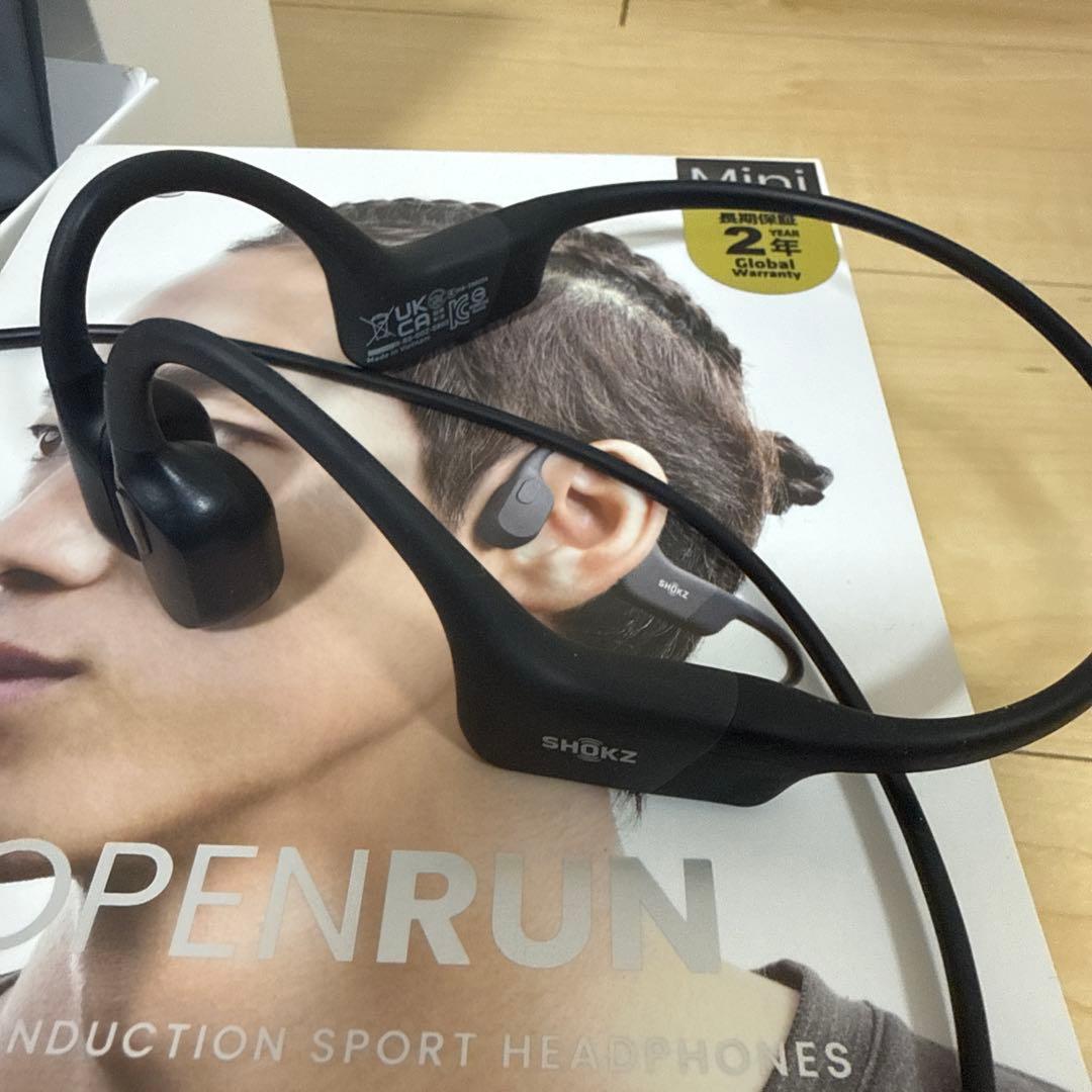 箱付き Shokz OpenRun Mini ブラック 未使用入れ物付き
