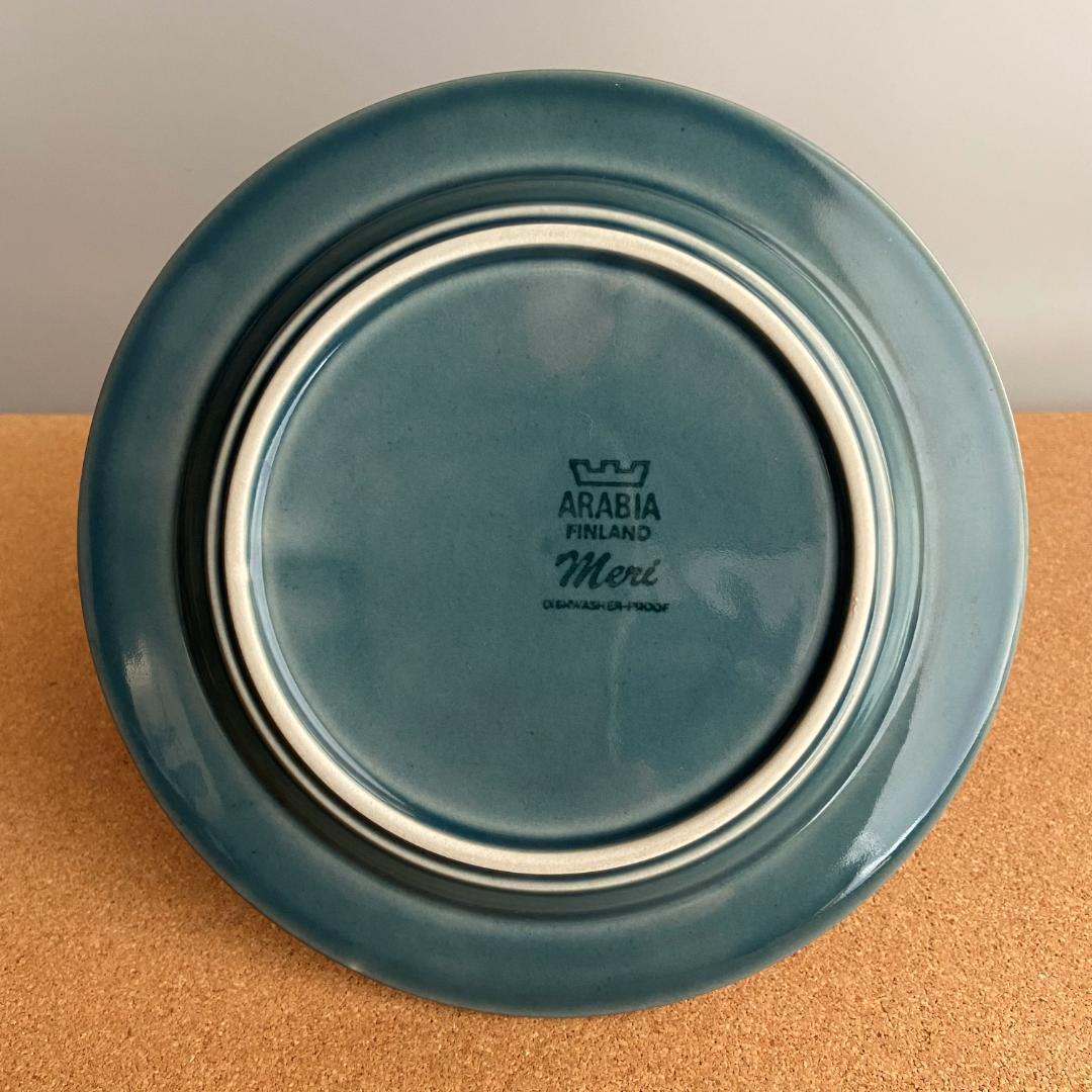 ＊北欧 ヴィンテージ＊アラビア Meri メリ プレート Φ17 小皿 2枚AB