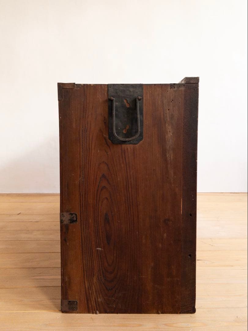 ローボード　3段収納棚　棚にはハーモニカ　希少　古道具　古家具　アンティーク