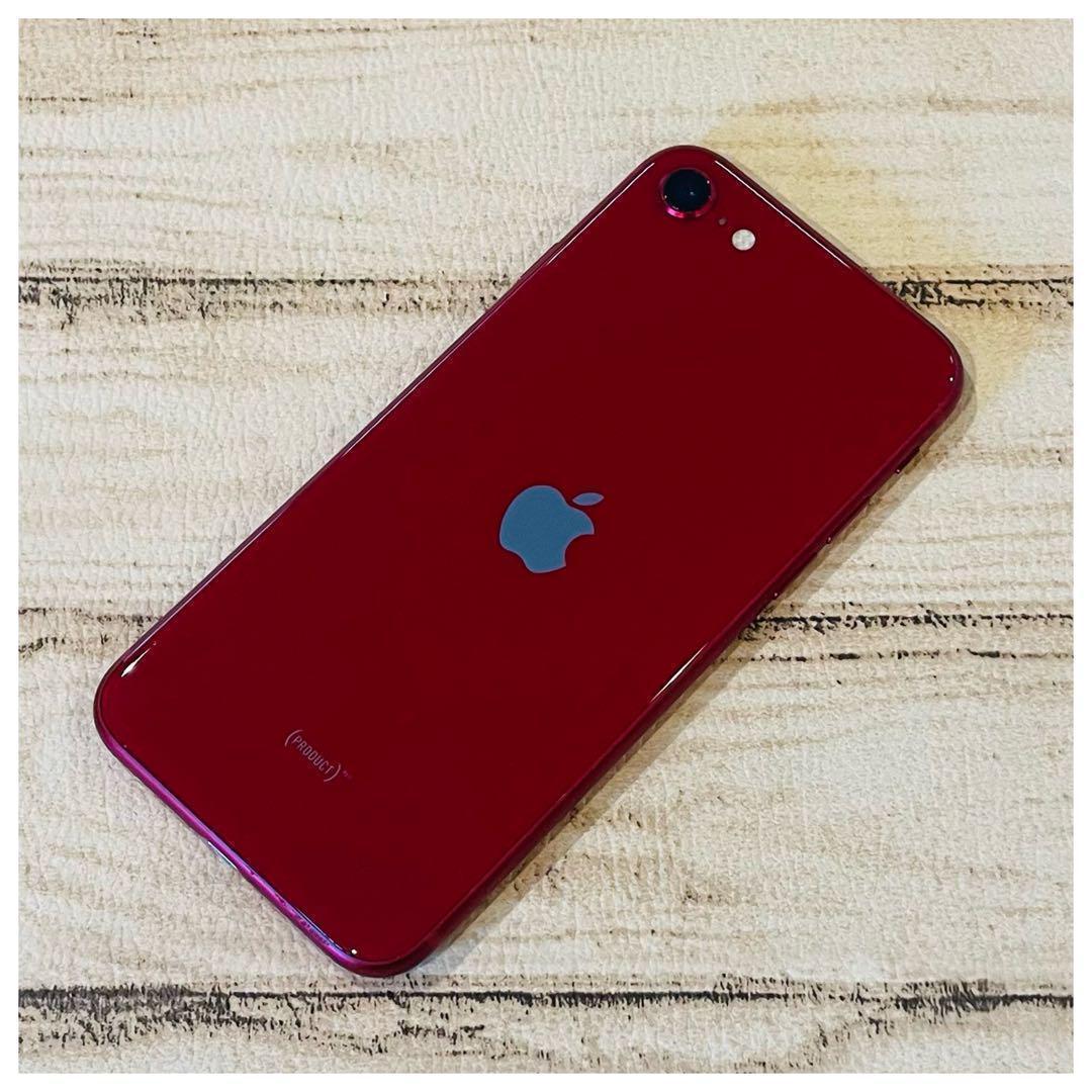 【高品質】iPhoneSE3 レッド 64GB SIMフリー 100% 本体