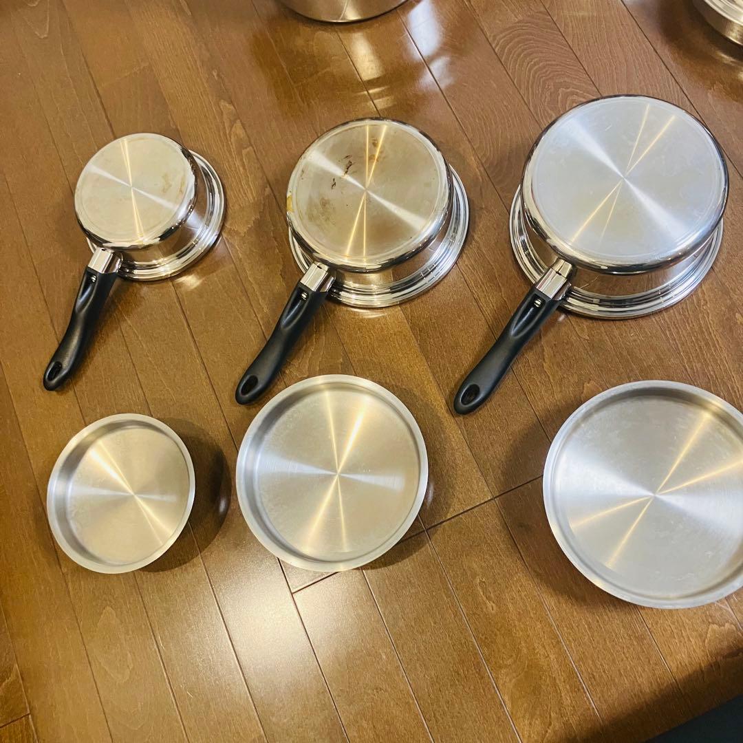 ち*ぃ様 アムウェイ シチューパン　ソースパン　フライパン　鍋セット