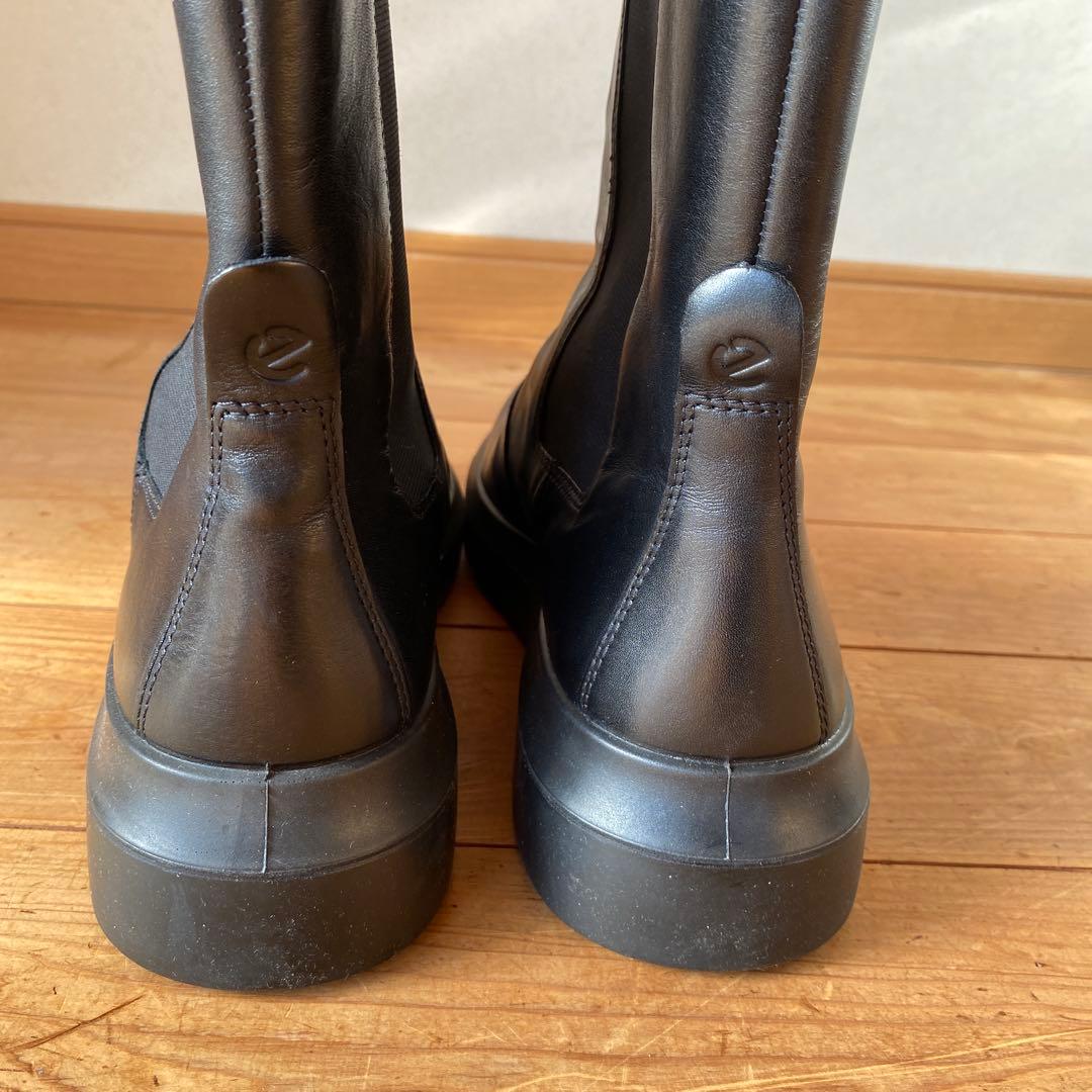 eccoヌーベルチェルシーブーツ　ブラック 新品40（25)サイドゴアブーツ