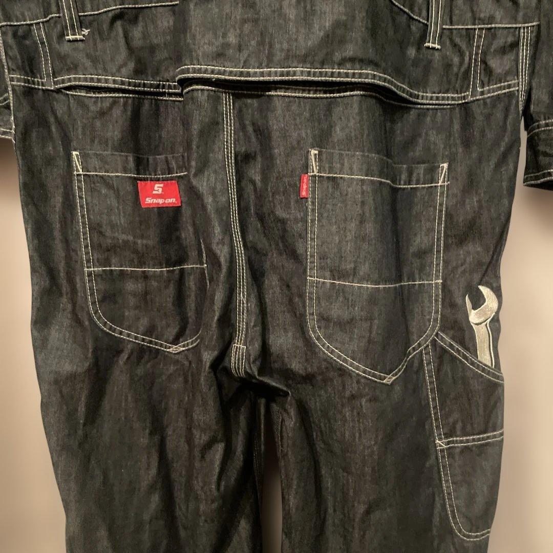 希少　Snap-on ダークデニム オーバーオール　3L 美品