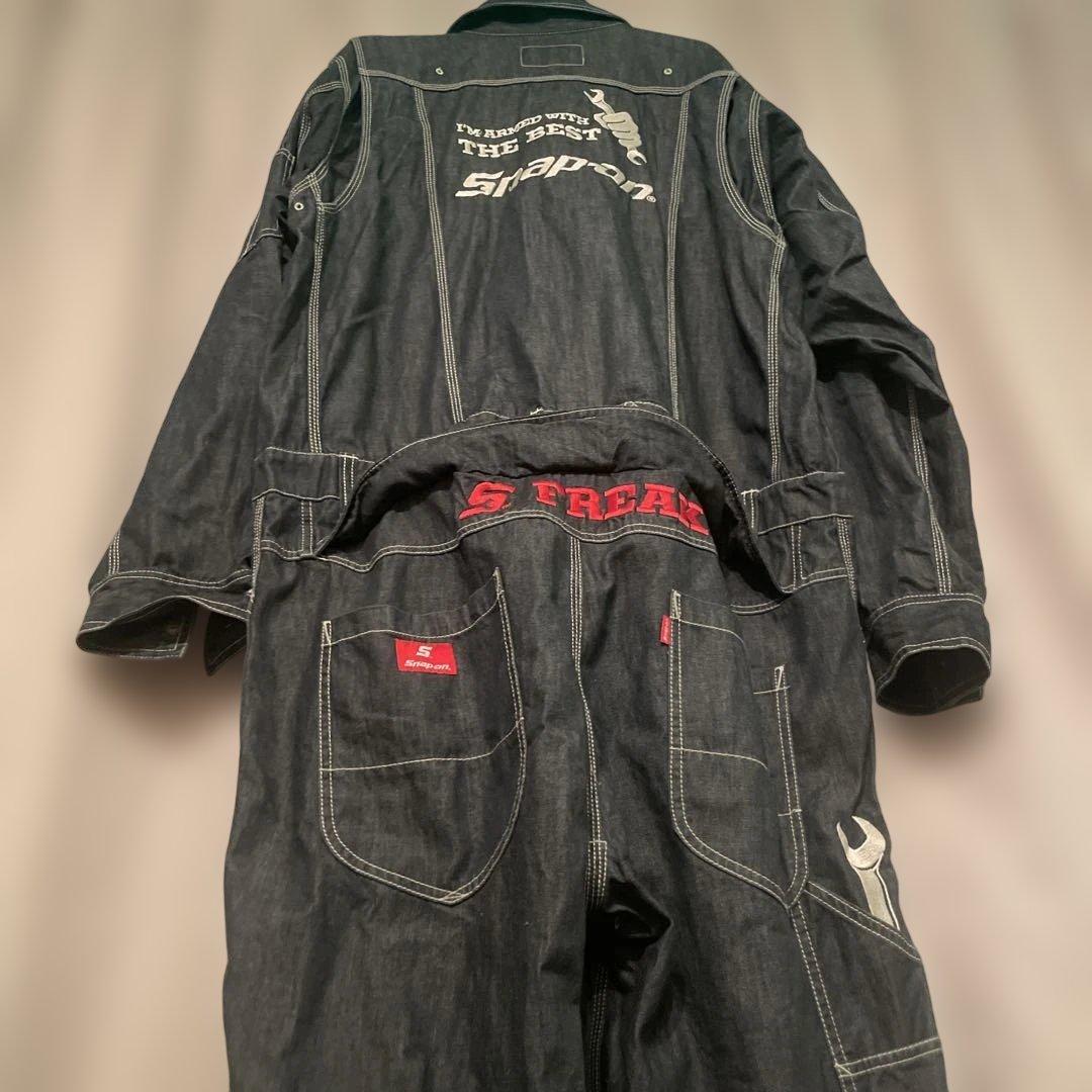 希少　Snap-on ダークデニム オーバーオール　3L 美品