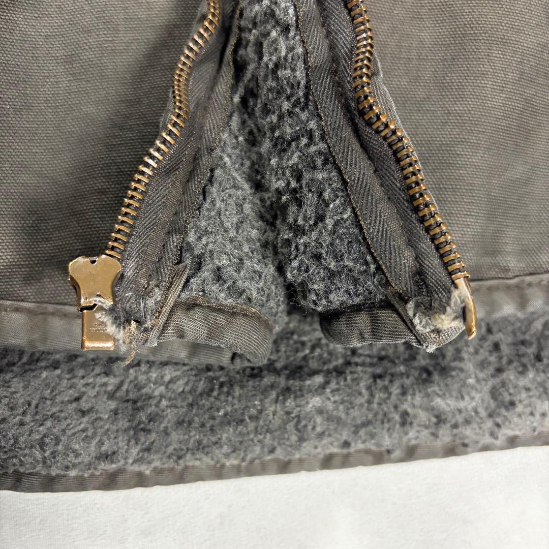 70s Carhartt カーハート スコビルジップ ダックベスト ボアベスト