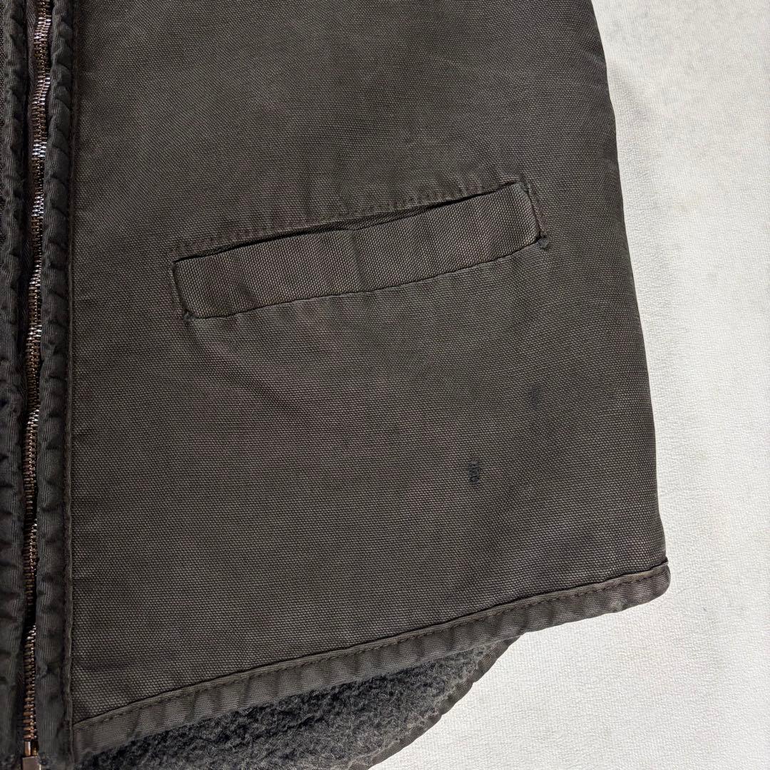 70s Carhartt カーハート スコビルジップ ダックベスト ボアベスト