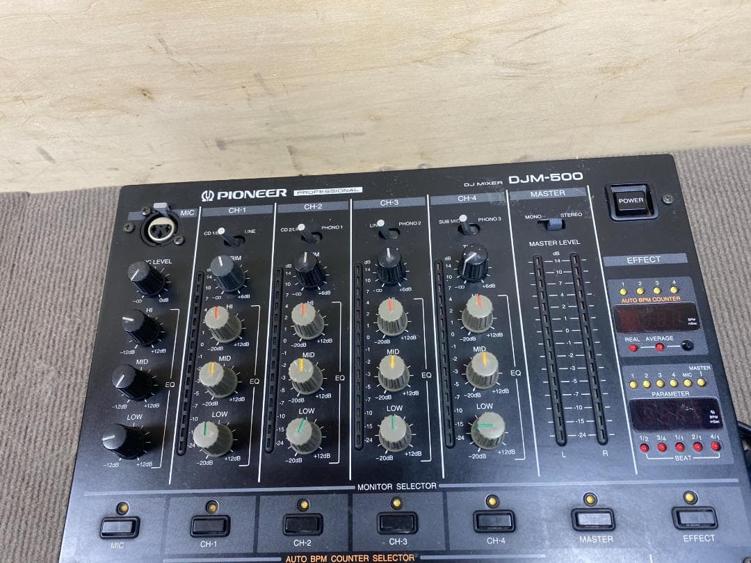 07 Pioneer DJM-500 DJ ミキサー