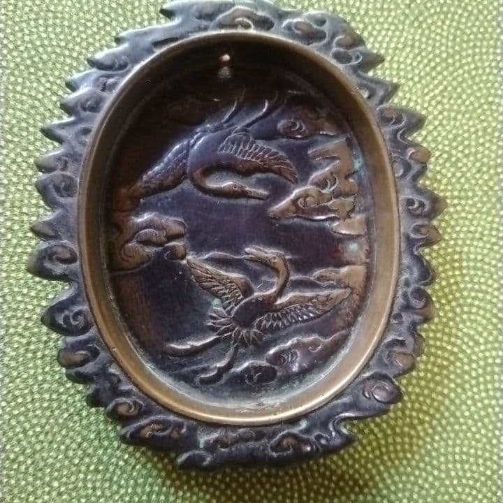 襖引き手　名越昌晴銘入り　和骨董　古美術品　アンティーク6枚セット