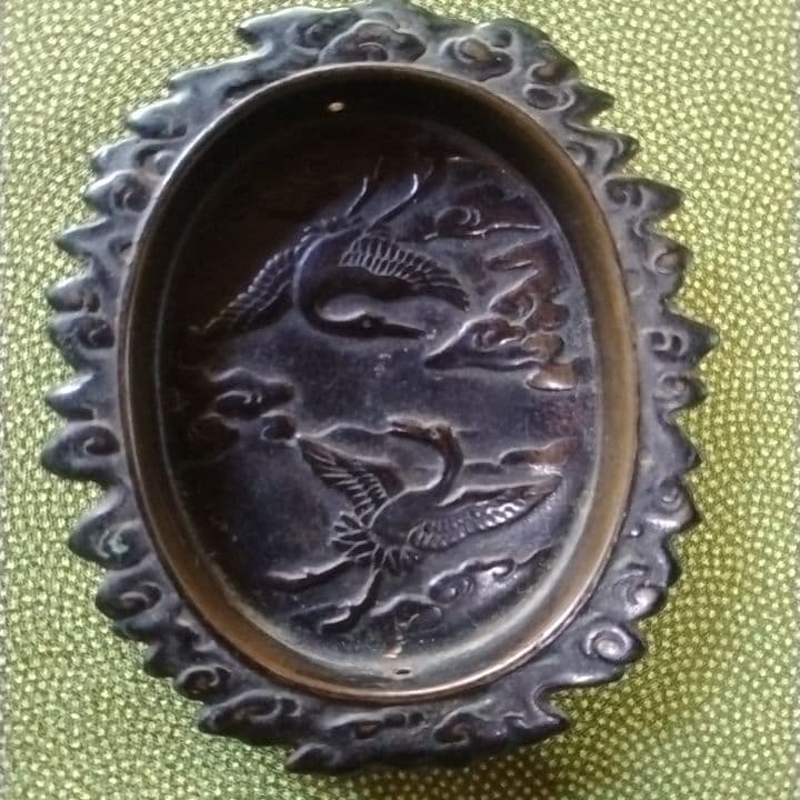 襖引き手　名越昌晴銘入り　和骨董　古美術品　アンティーク6枚セット