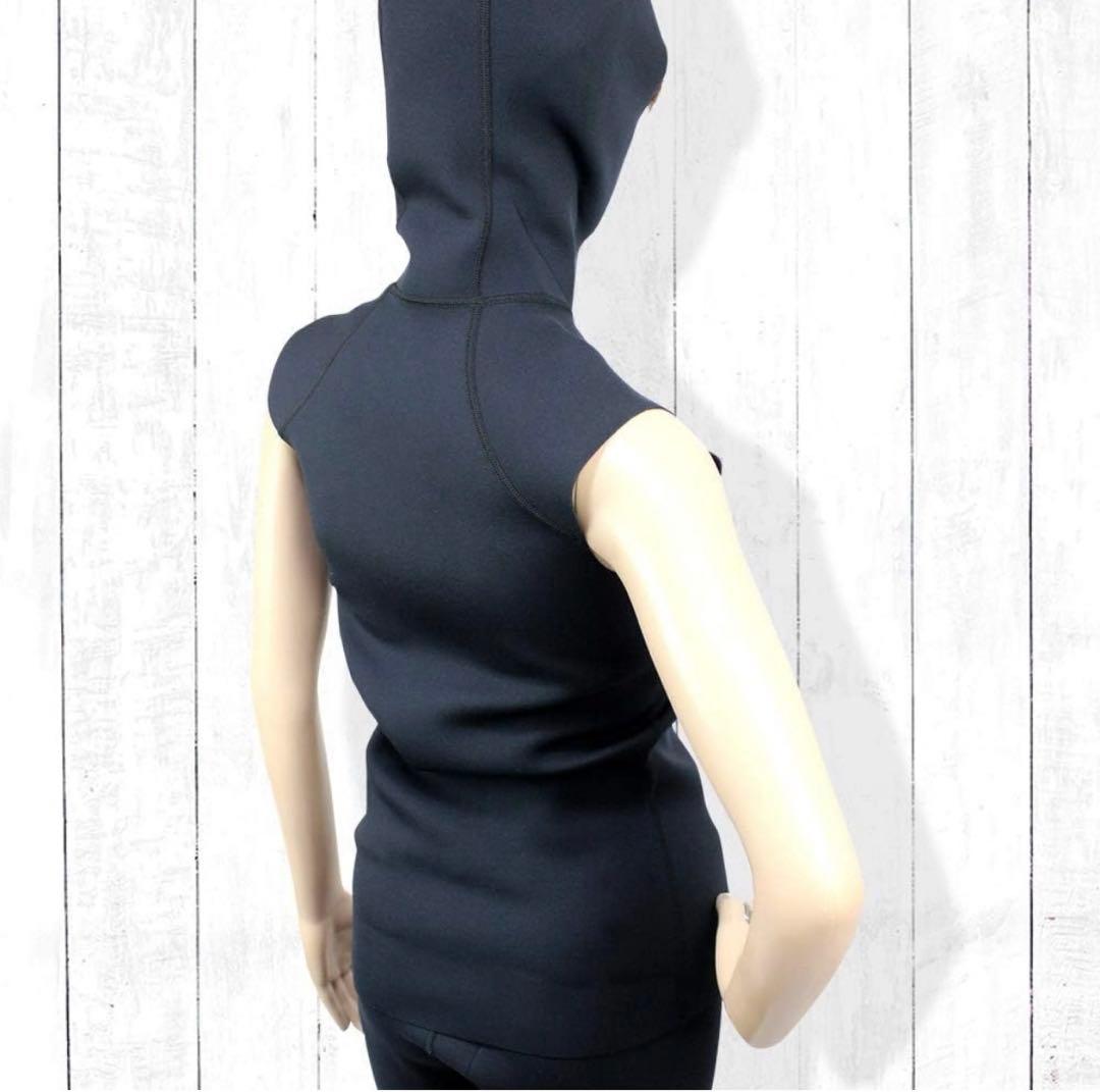 AIR SKINブラックメタリックス レディース ウェットスーツ防寒インナー