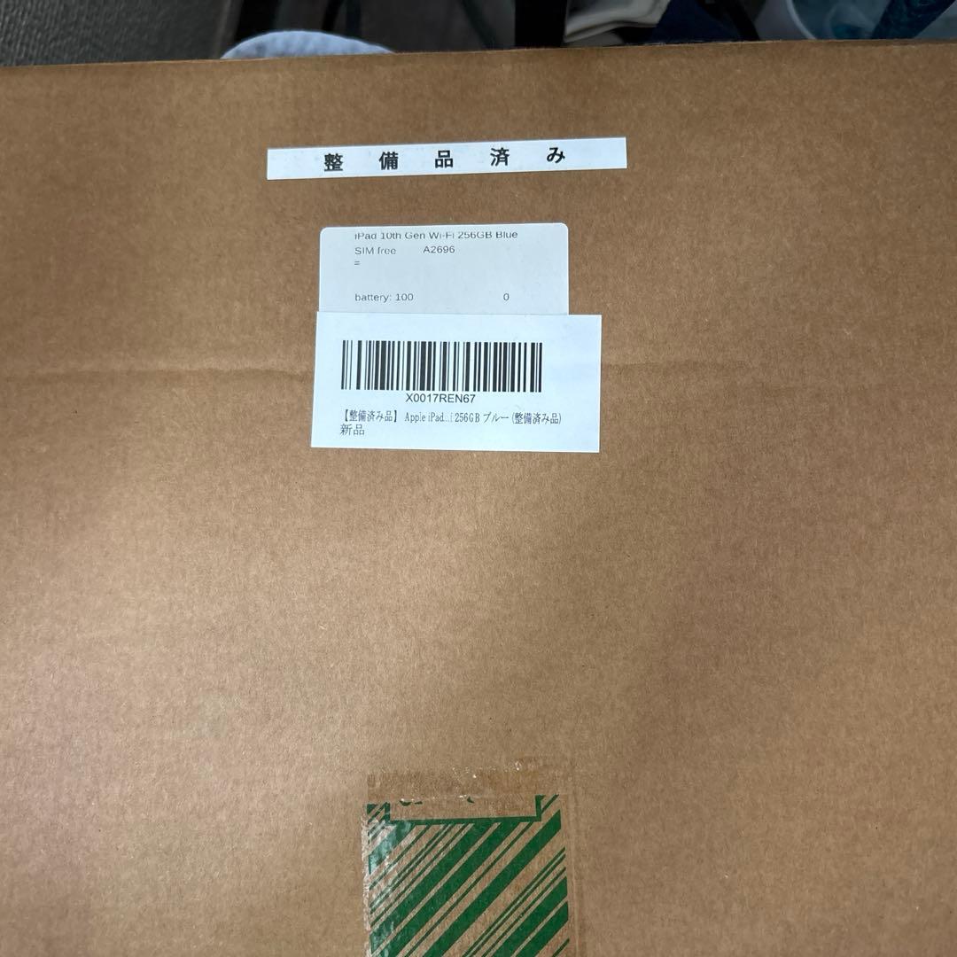 ipad 第10世代　ブルー　256GB Wi-Fiモデル