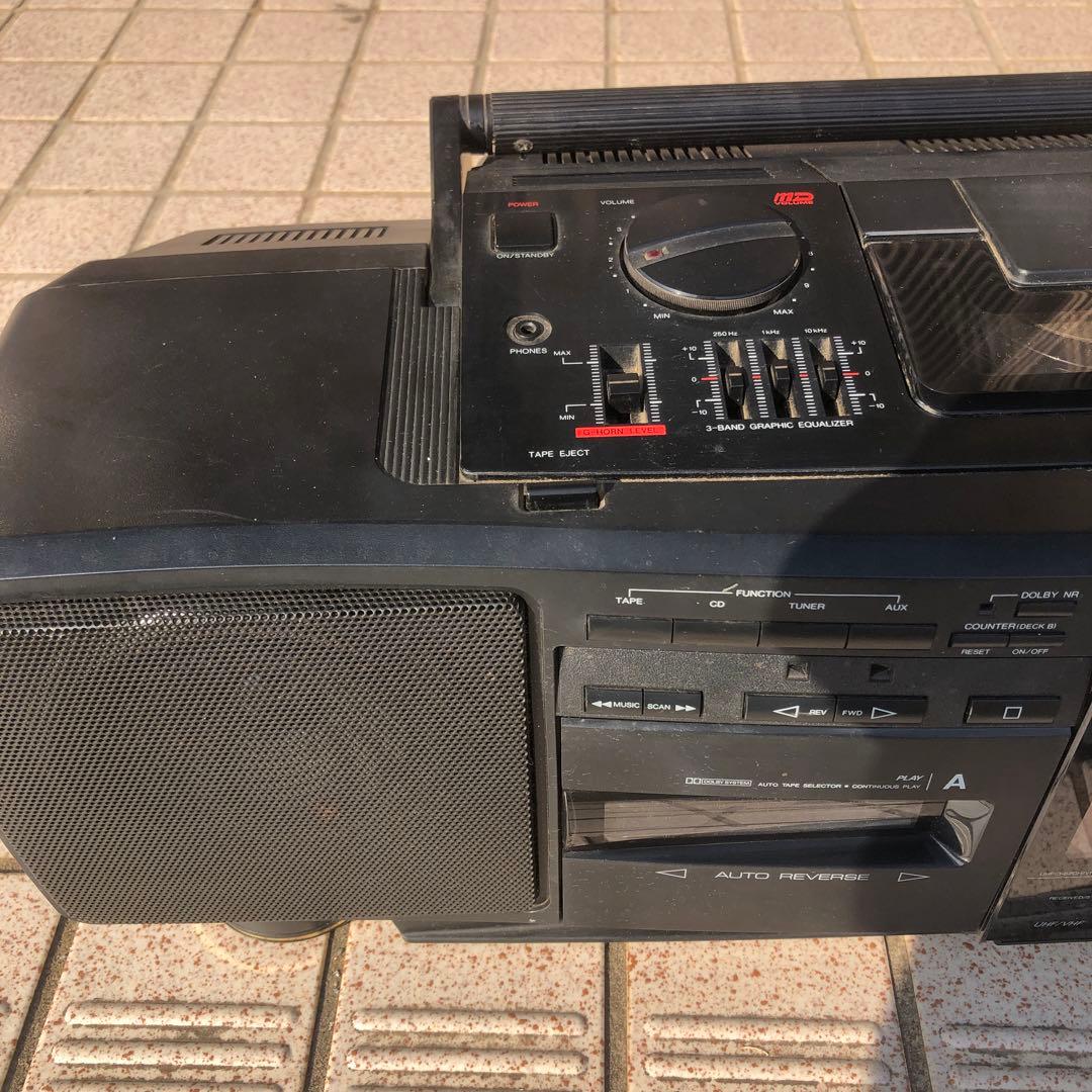 最上位機種　Victor ビクター RC-X90 G-HORN CDラジカセ