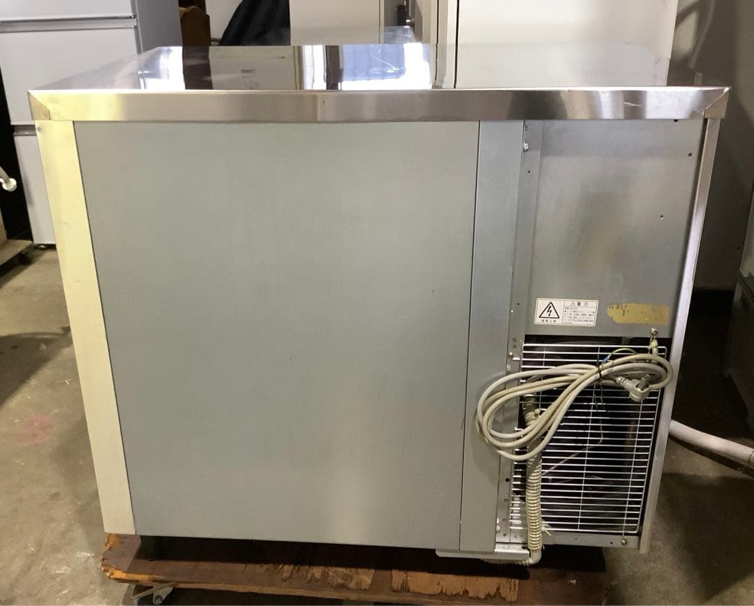 うみ フクシマ 業務用冷蔵庫1ドア冷蔵コールドテーブル 155L 08年製