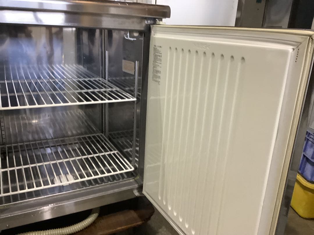 うみ フクシマ 業務用冷蔵庫1ドア冷蔵コールドテーブル 155L 08年製