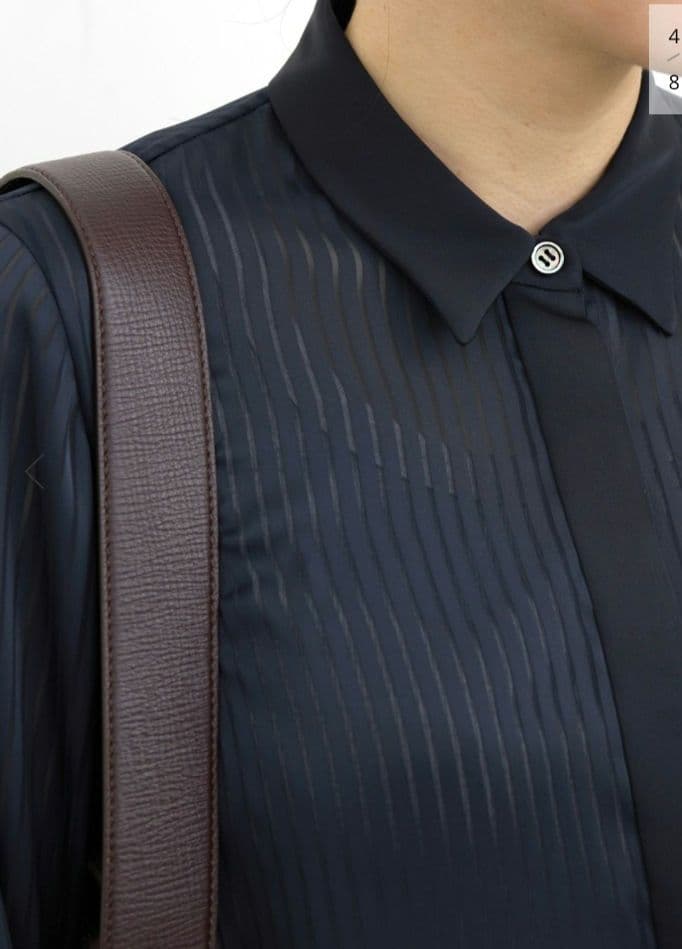 トップス L'Appartement Stripe Sheer Shirt