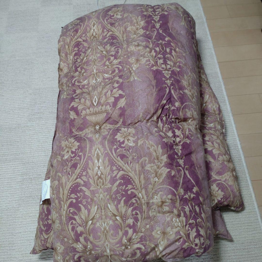 モリリン　フランス産　ホワイトダックダウン　羽毛掛布団　セミダブル