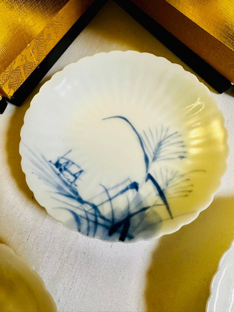 古伊万里　銘々皿　柿右衛門　様式　骨董　5枚