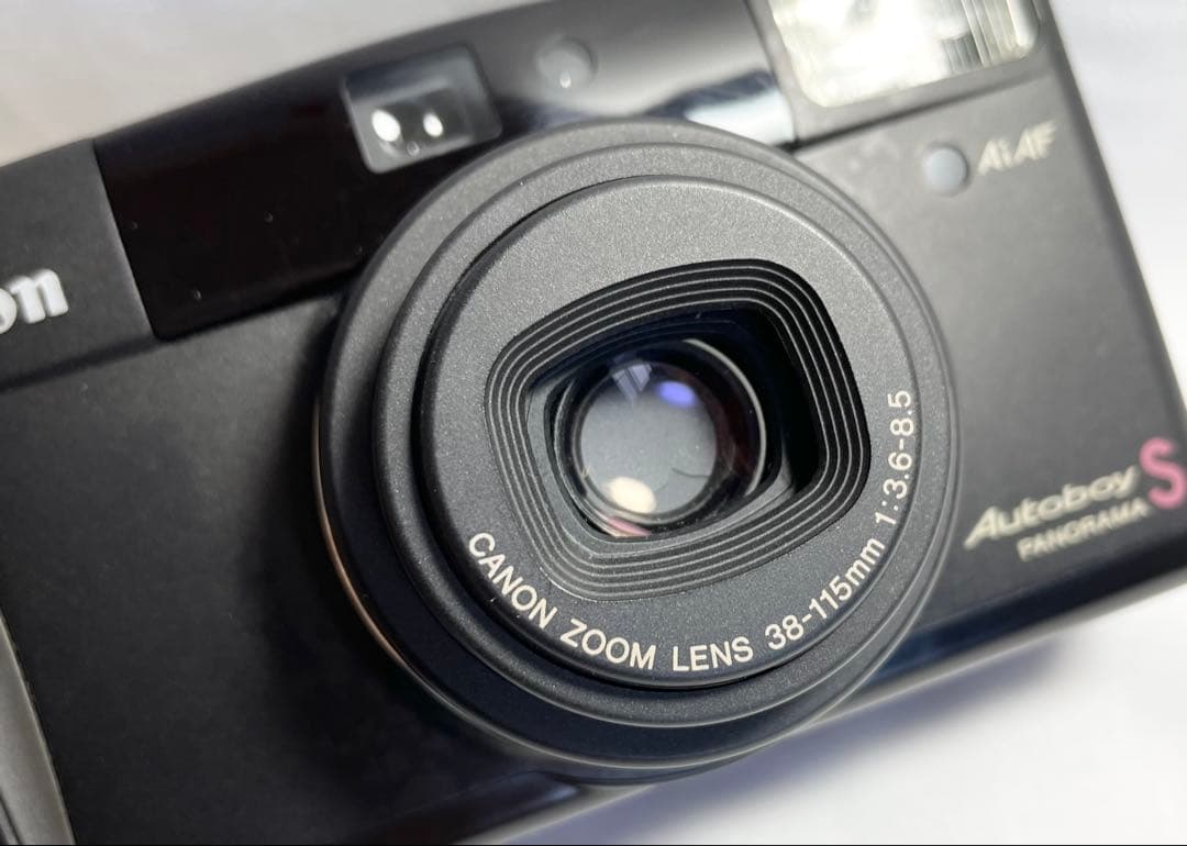 【完動品】Canon Autoboy S ブラック フィルムカメラ 動作確認済み