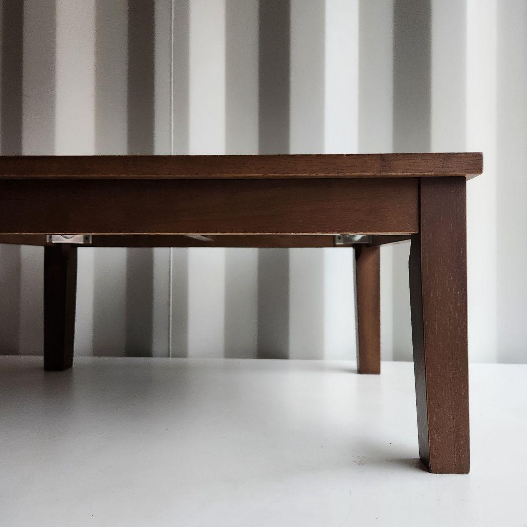 廃盤モデル 無印良品 MUJI 天然木　サイドテーブル　小　ラバーウッド材