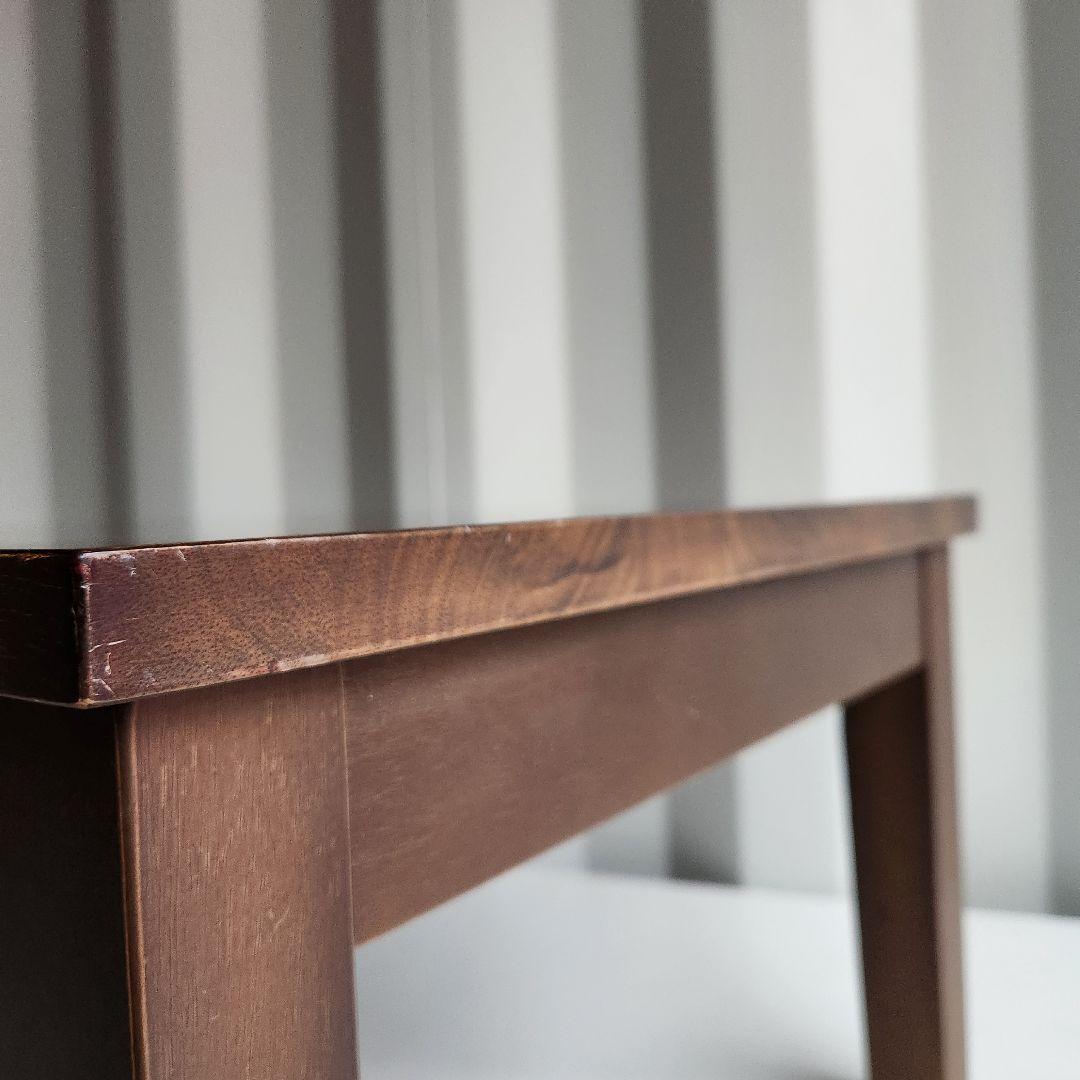 廃盤モデル 無印良品 MUJI 天然木　サイドテーブル　小　ラバーウッド材