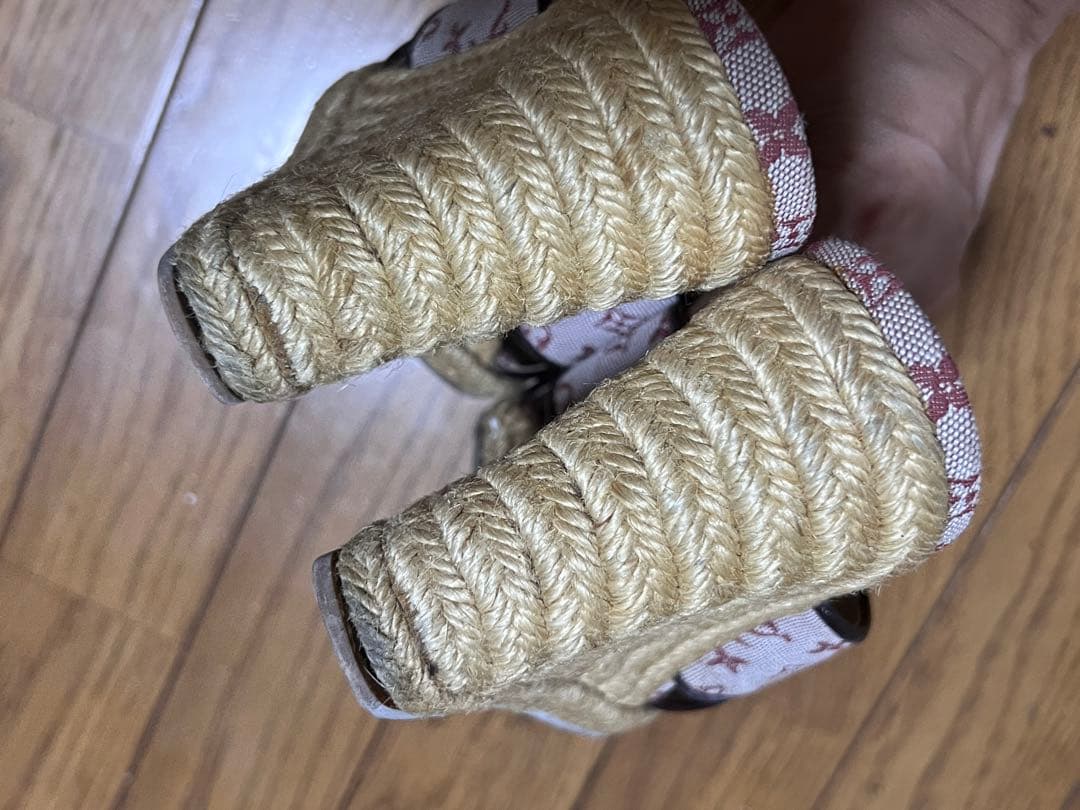 ルイヴィトンLOUIS VUITTON ウェッジソール サンダル 37
