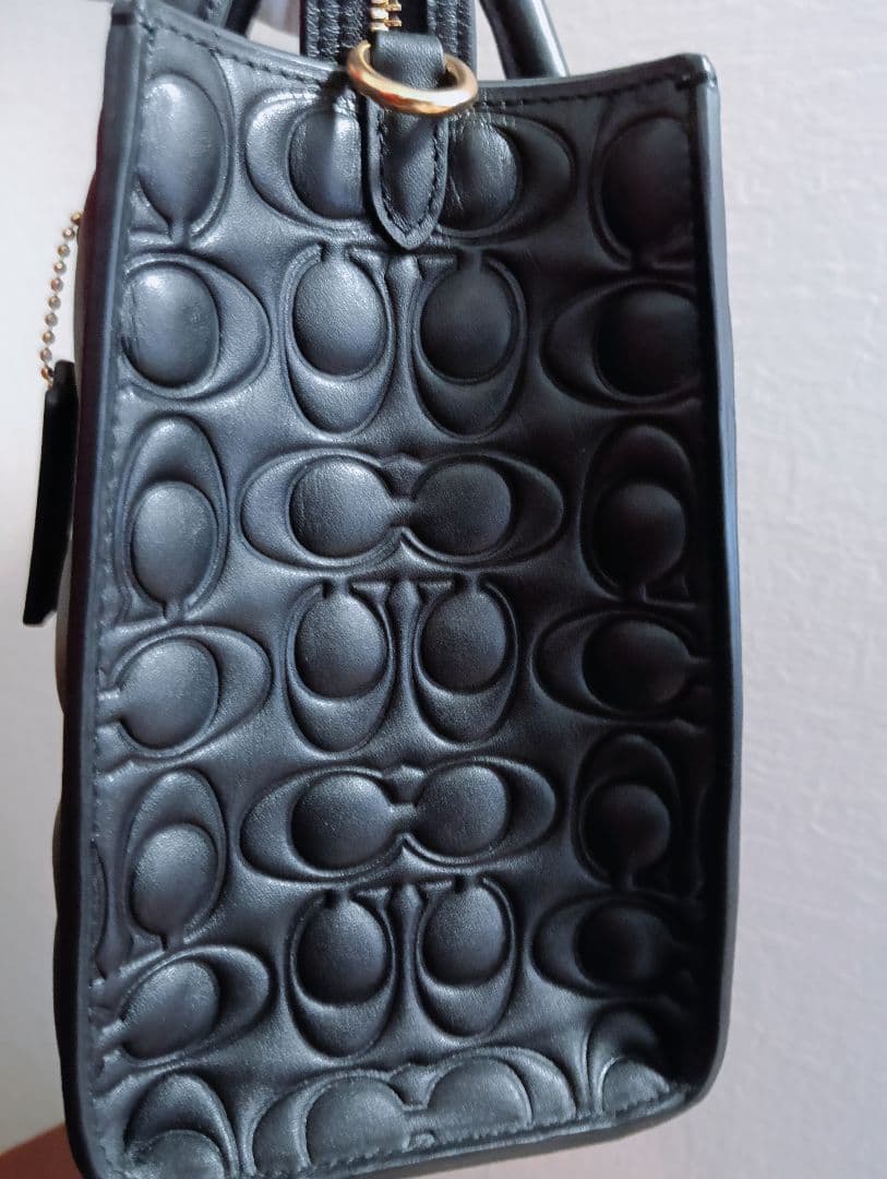 COACH マギー スモール トート バッグ・シグネチャー cy670（レザー