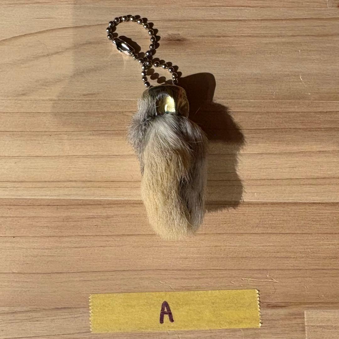 ヴィンテージ ラビットフット キーチェーン　ラッキーチャーム　アメリカ　A