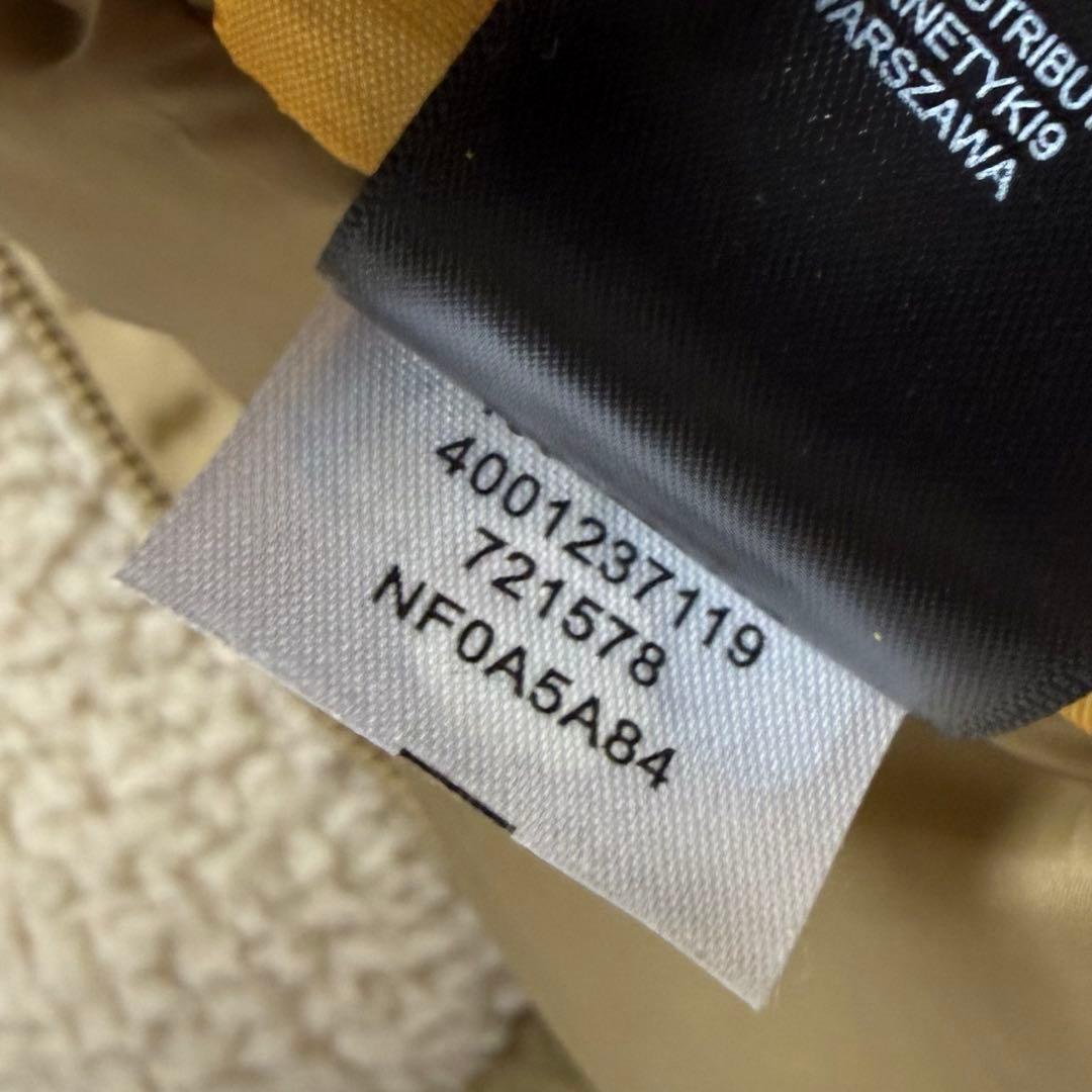 the north face ボア ベージュ ヌプシ ダウン メンズxs