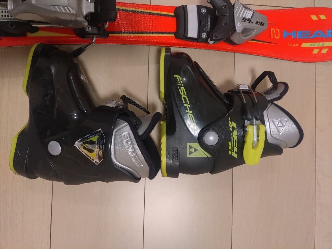 子ども用スキー板・ブーツセット