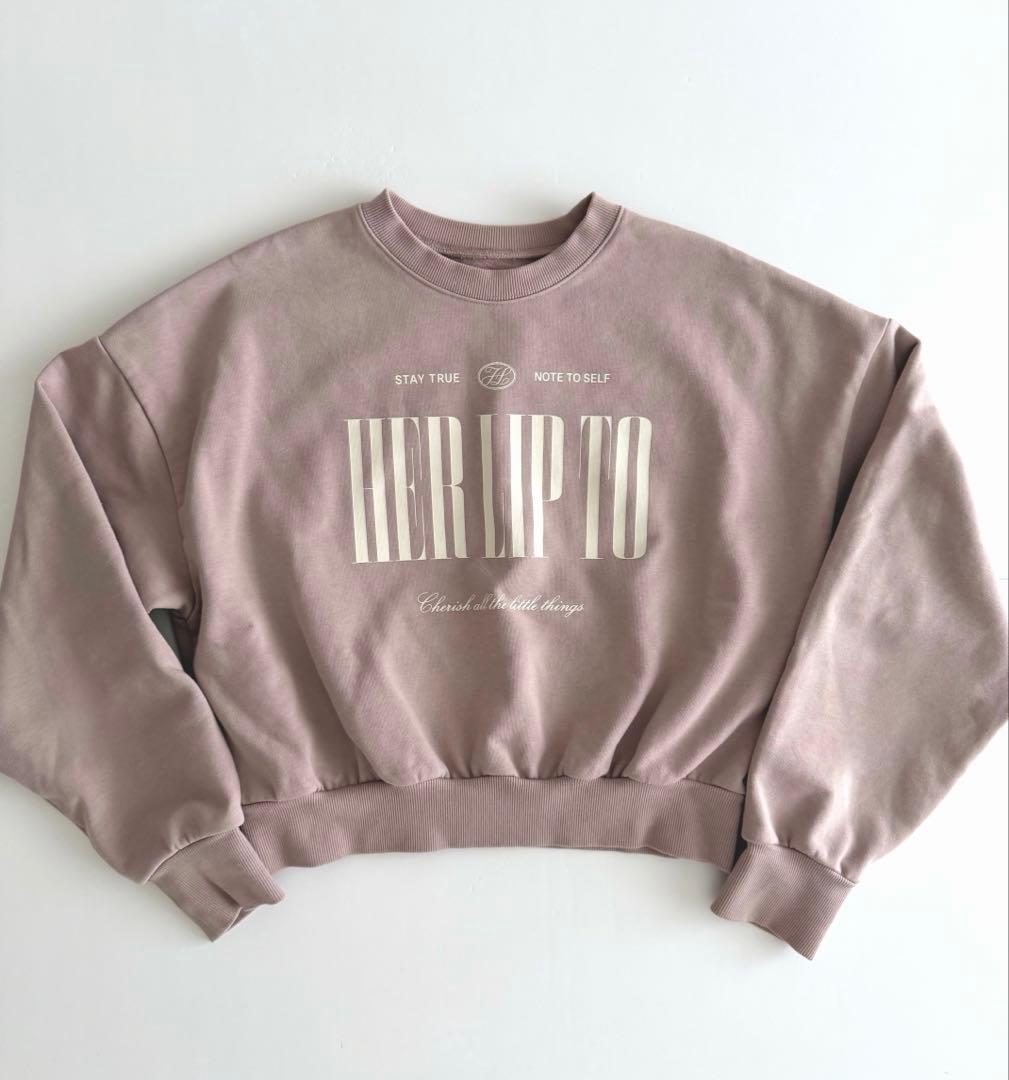 【Her lip to】Cherish Oversized Sweatshirt