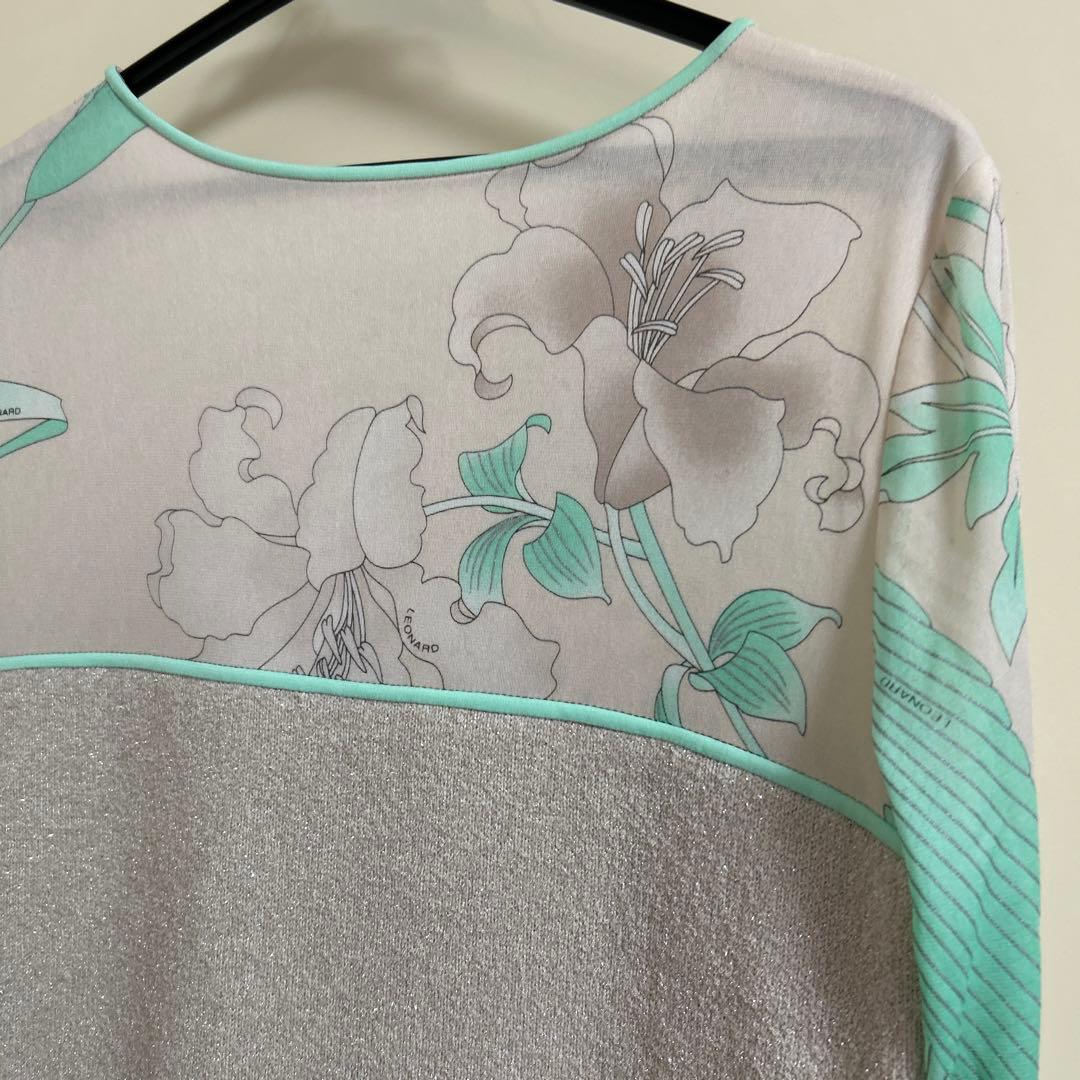 LEONARD レオナール 膝丈ワンピース　オシャレ着