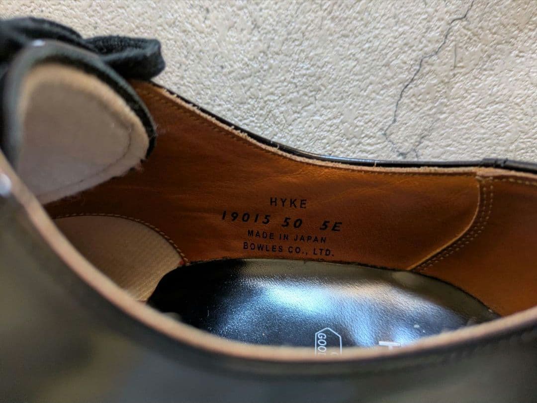 靴 HYKE LEATHER SHOES