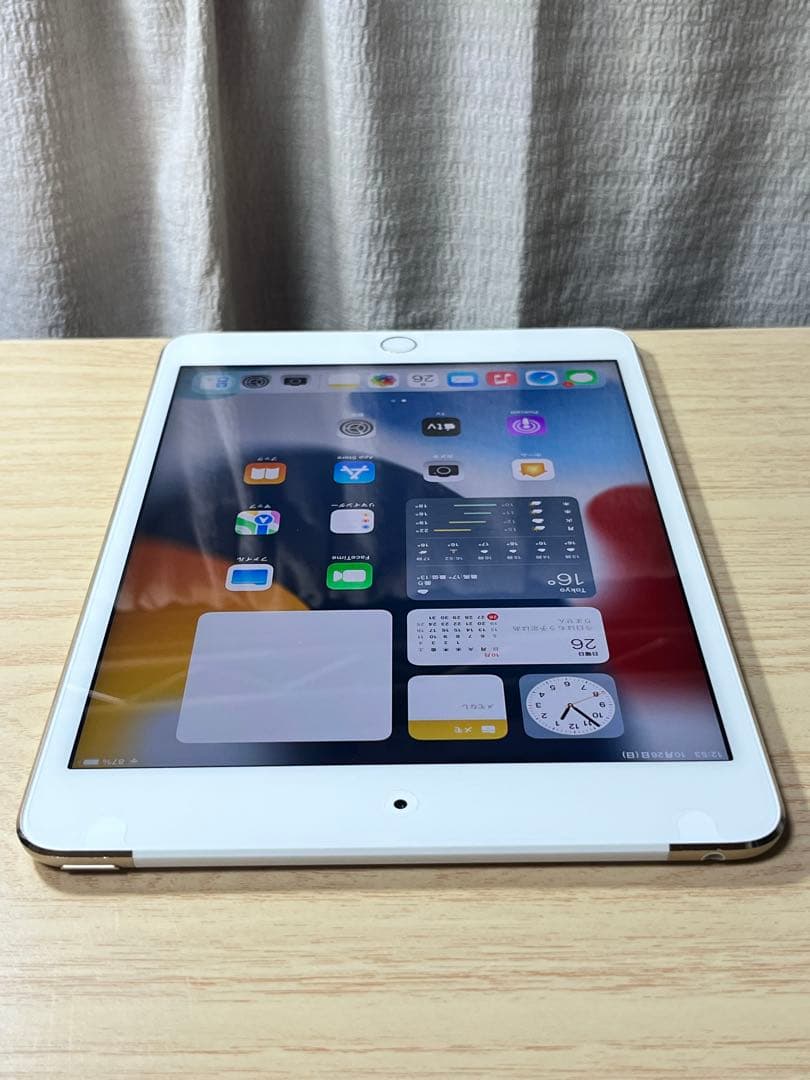 ♫美品iPad mini 4 128GB Wi-Fi+Cellular ゴールド