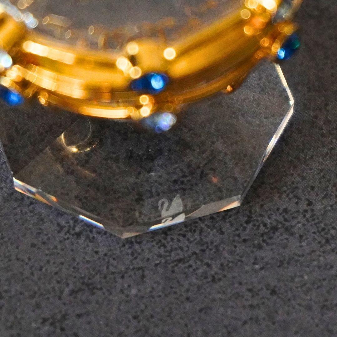 スワロフスキー エッグ ガーランド ゴールドコーティング