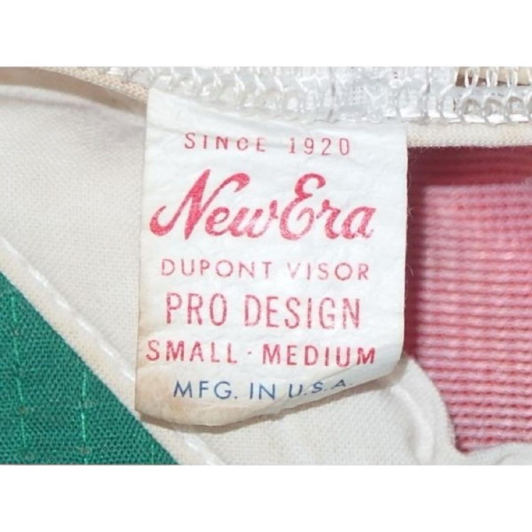 ▪️70s NEW ERA ビンテージ トラッカーキャップ オレンジ 白 緑 黒