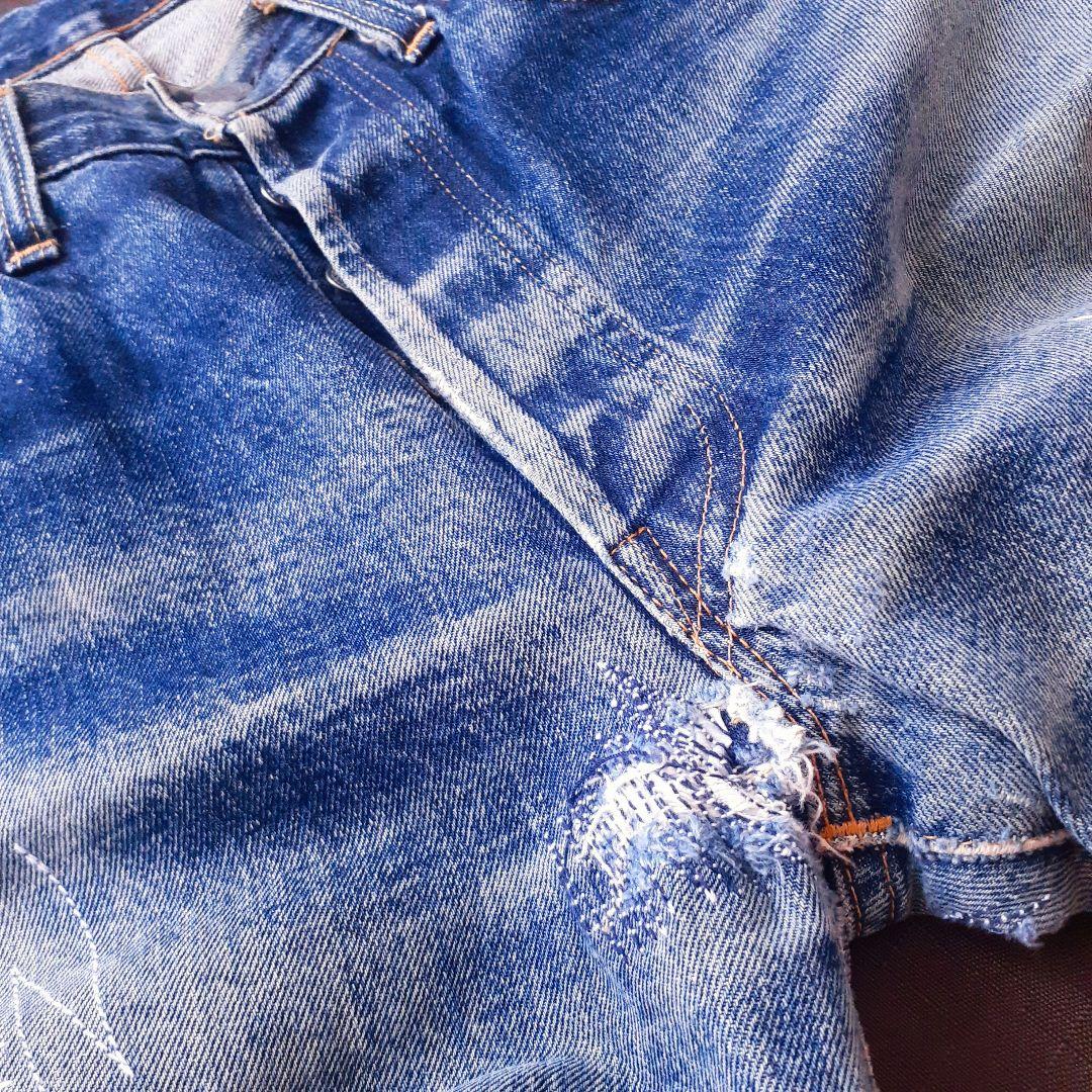 【ジャンク】LEVI'S【501XX 55年モデル】W32 バレンシア 復刻