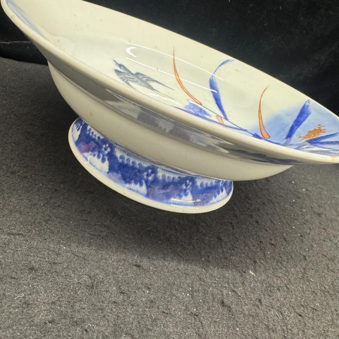 肥前官窯　幕末明治期 　年木庵製 高台鉢